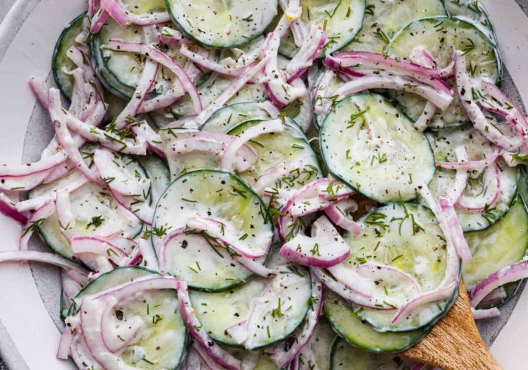 Creamy Cucumber Salad