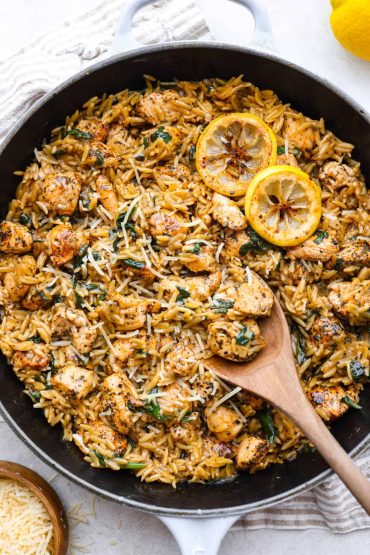 One-Pan Lemon Chicken Orzo