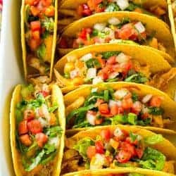 Baked Chicken Tacos