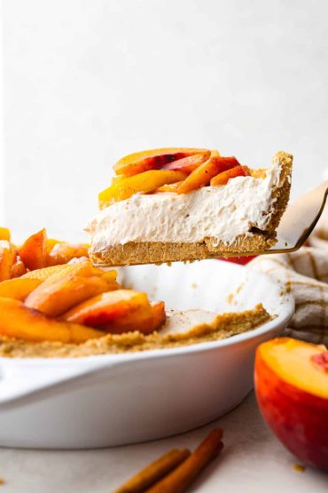 No-Bake Fresh Peach Pie