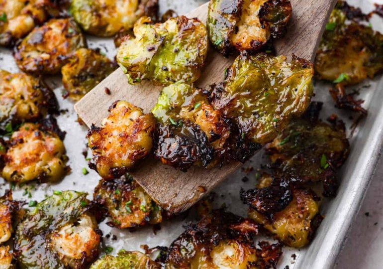 Smashed Brussels Sprouts