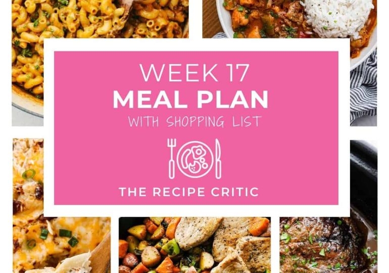 Weekly Meal Plan #17