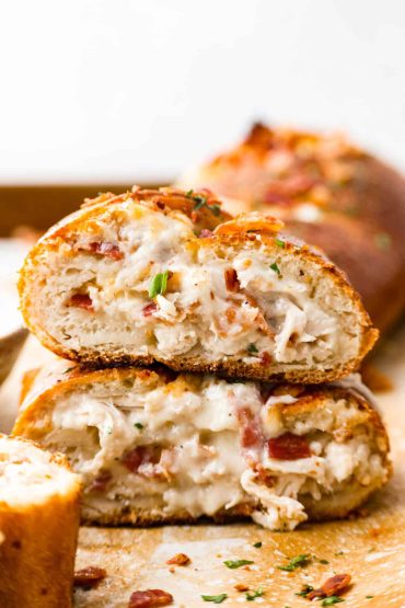Chicken Bacon Ranch Stromboli