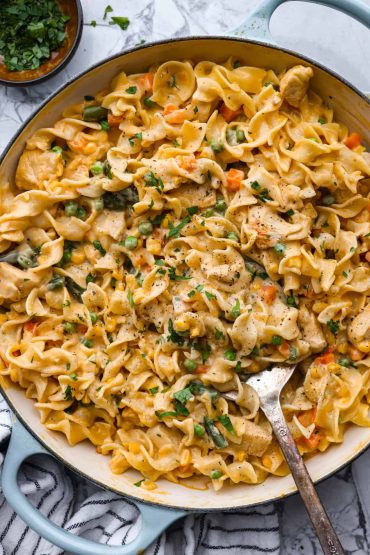 Chicken Pot Pie Pasta