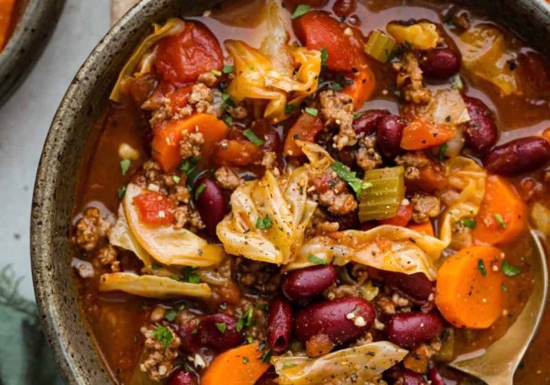 Best Ever Beef and Cabbage Soup