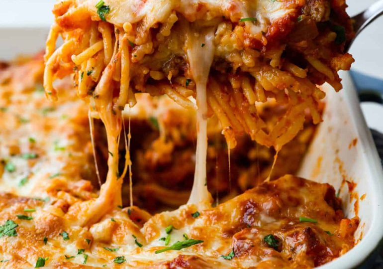Classic Baked Spaghetti