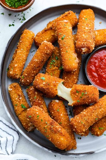 Classic Homemade Mozzarella Sticks