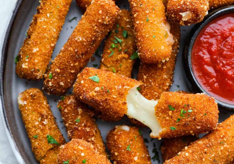 Classic Homemade Mozzarella Sticks