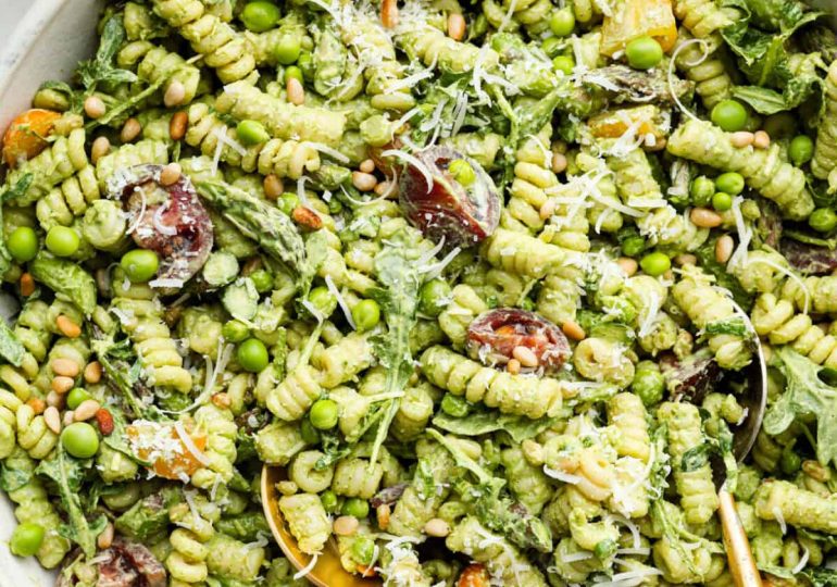 Creamy Green Goddess Pasta Salad