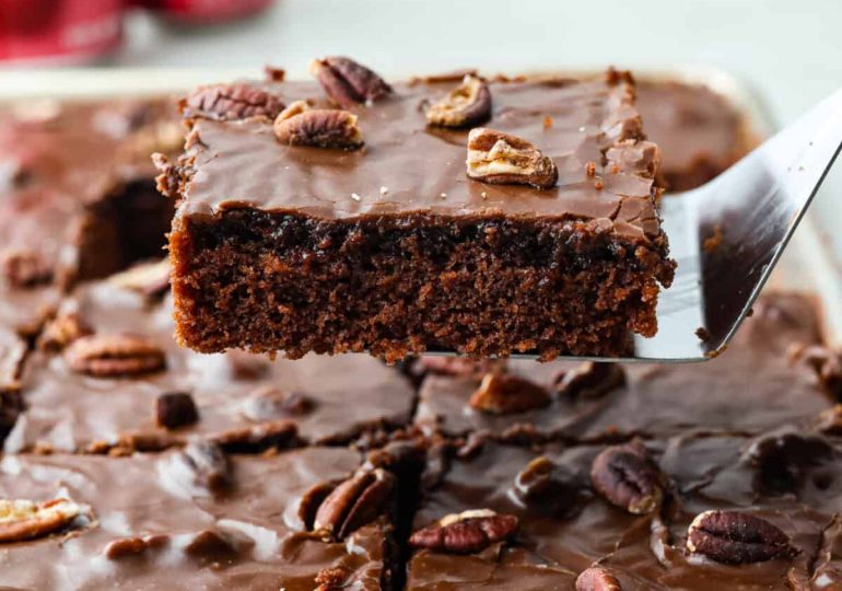 Dr. Pepper Sheet Cake