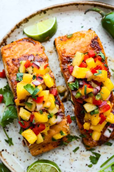 Mango Salsa Salmon