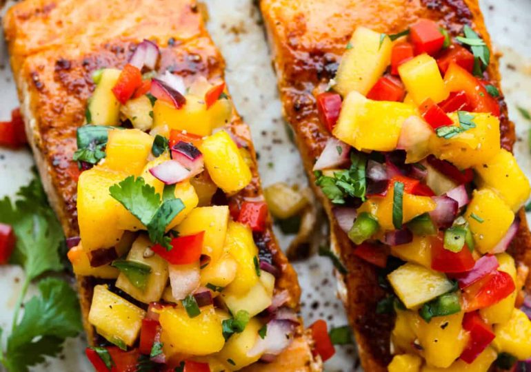 Mango Salsa Salmon