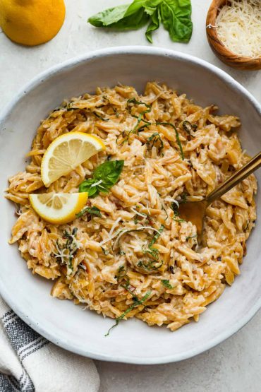 One-Pan Creamy Lemon Orzo