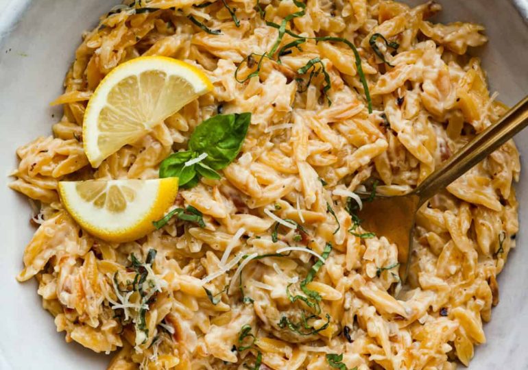 One-Pan Creamy Lemon Orzo