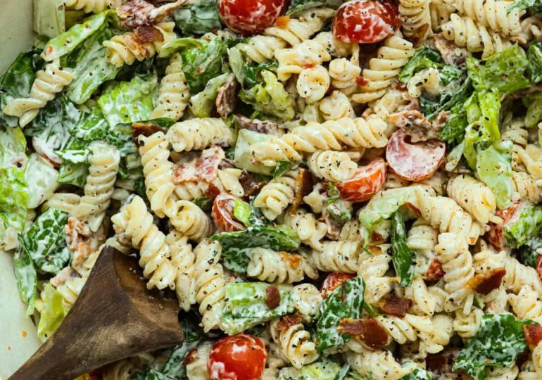 The Best BLT Pasta Salad