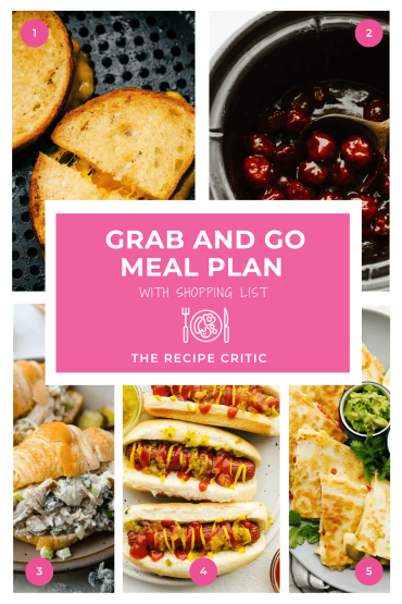 Grab and Go Meal Plan