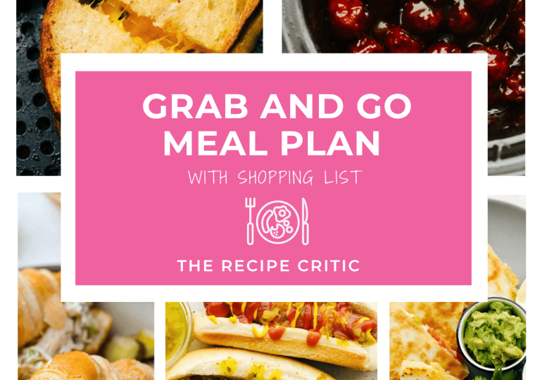 Grab and Go Meal Plan