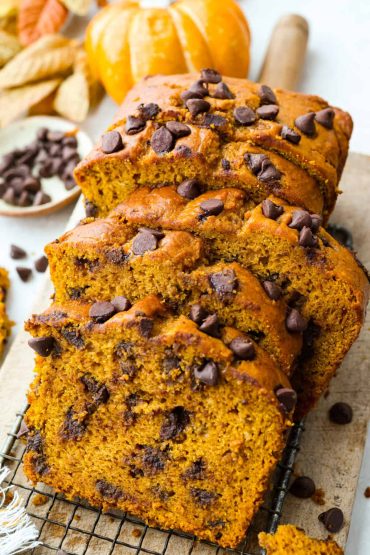 Pumpkin Chocolate Chip Bread
