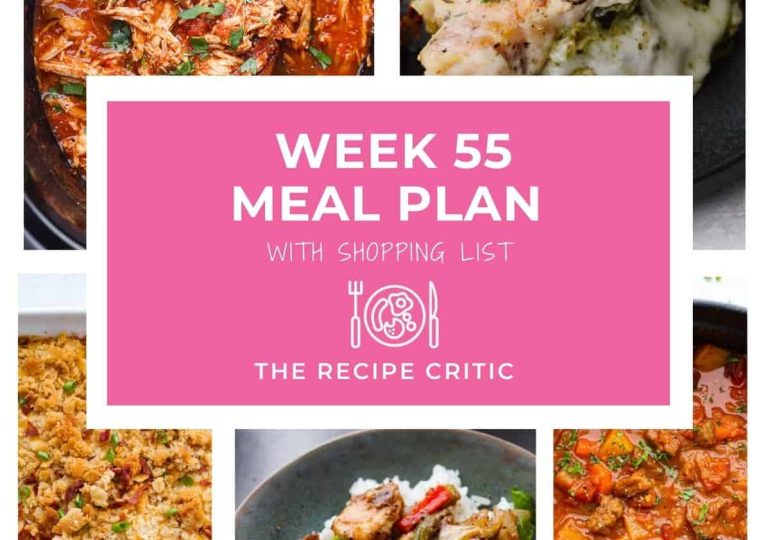 Weekly Meal Plan #55