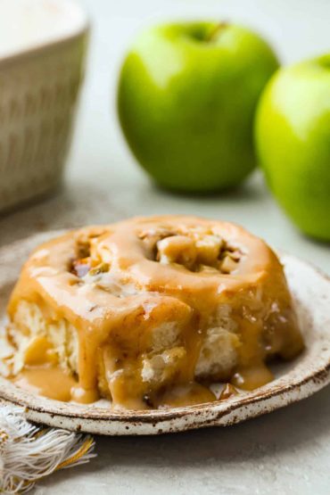 Caramel Apple Cinnamon Rolls
