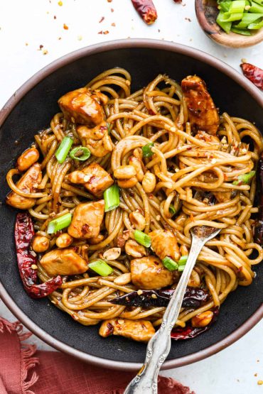 Kung Pao Chicken Noodles