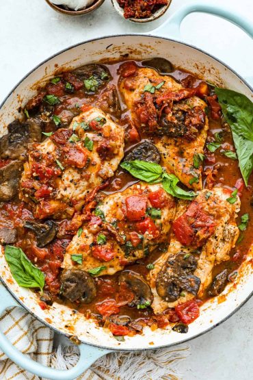 Tuscan Garlic Skillet Chicken