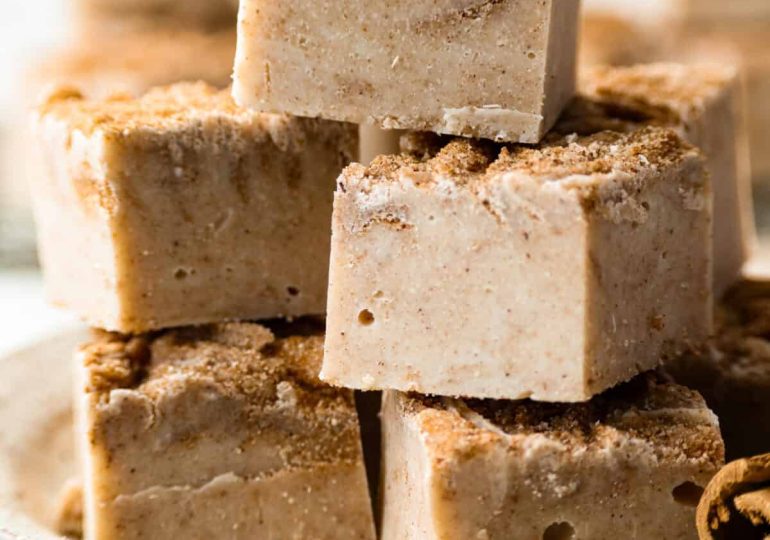 4-Ingredient Churro Fudge