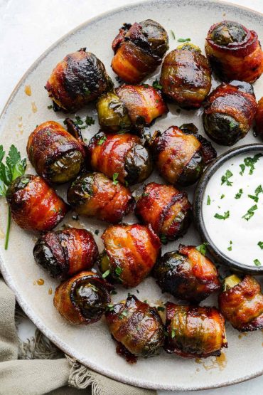 Awesome Bacon Wrapped Brussels Sprouts