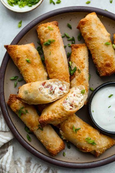 Crack Chicken Egg Rolls (Air Fryer)