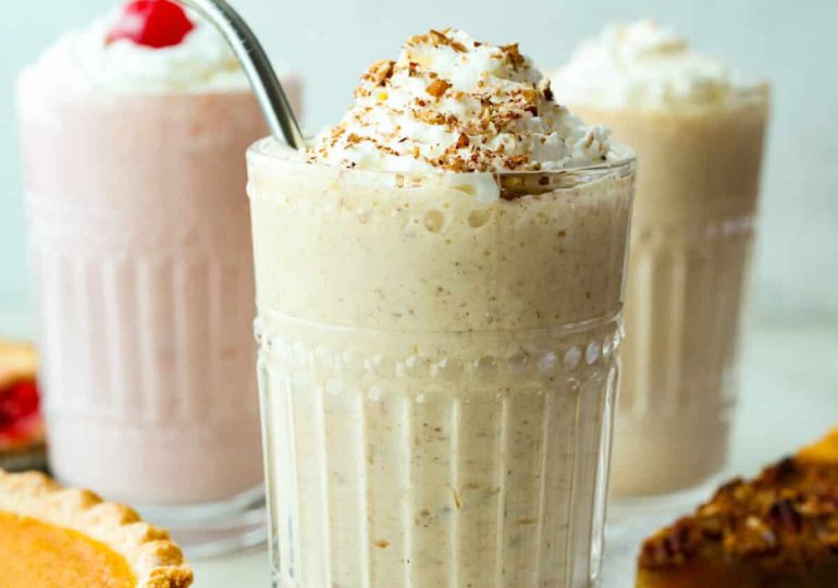 Leftover Pie Milkshakes