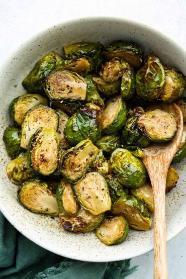Air Fryer Brown Sugar Brussels Sprouts