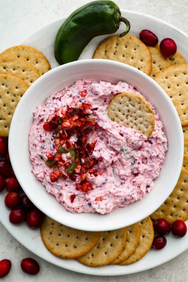 Creamy Cranberry Jalapeno Dip