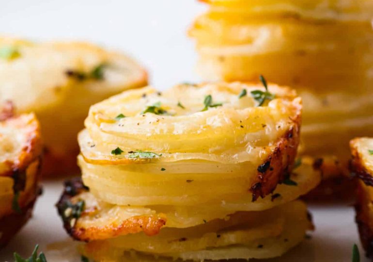 Easy Potato Stacks