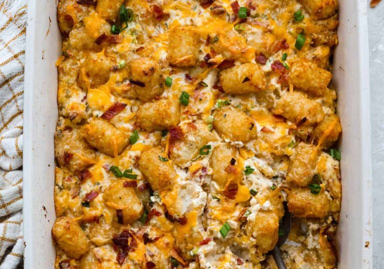 Crack Tater Tot Casserole