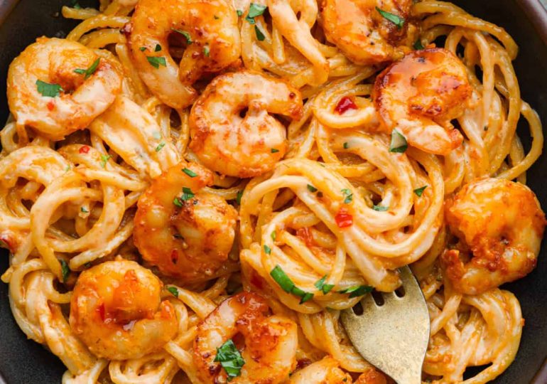 Bang Bang Shrimp Pasta