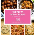 Weekly Meal Plan #79