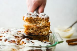 Cinnamon Roll Butter Swim Biscuits