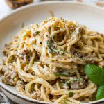 Creamy Sausage Spaghetti