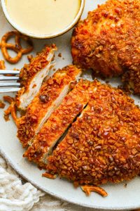 Pretzel Crusted Chicken