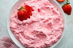 Strawberry Cottage Cheese Jello Salad