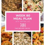 Weekly Meal Plan #80