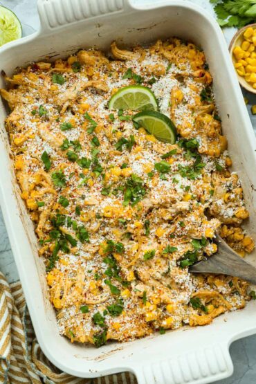 Mexican Street Corn Chicken Casserole