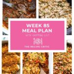 Weekly Meal Plan #85