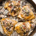 Creamy Bacon Mushroom Thyme Chicken