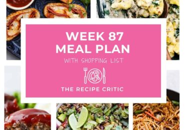 Weekly Meal Plan #87