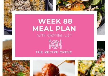 Weekly Meal Plan #88