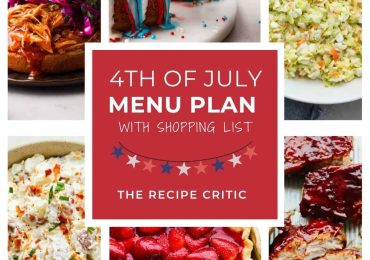 4th of July Menu Plan