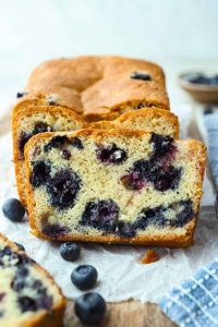 5 Ingredient Blueberry Bread
