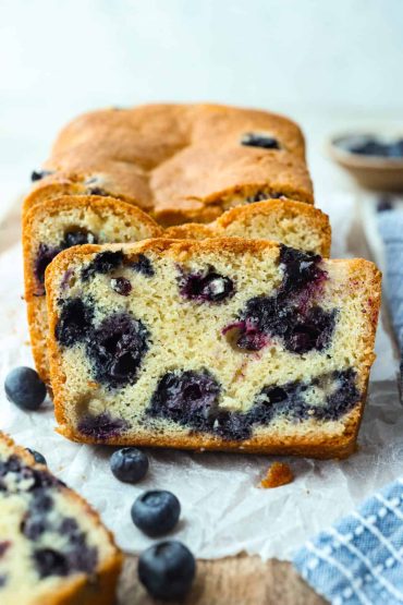 5 Ingredient Blueberry Bread