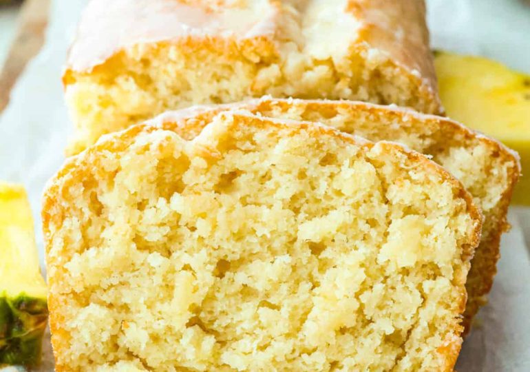 Glazed Pineapple Bread